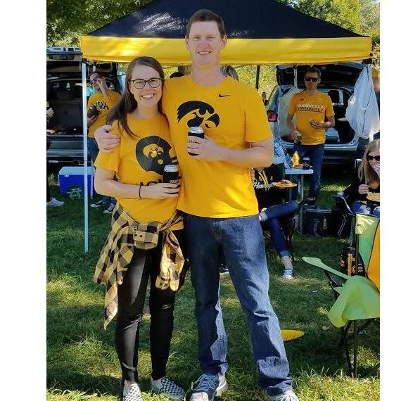 Tobin's first trip to Iowa City!