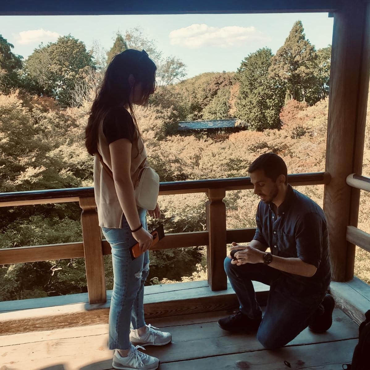 It happened on a bridge in Kyoto…