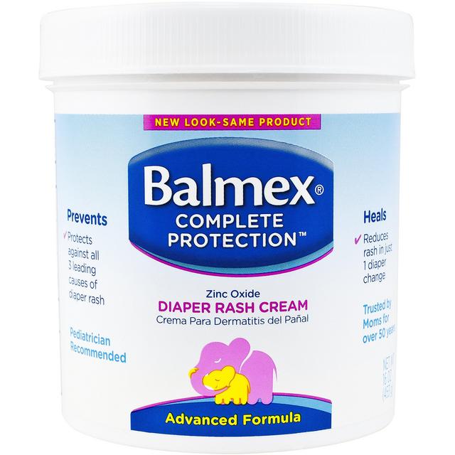 Balmex Complete Protection Diaper Rash Cream w/ Zinc Oxide, 16 Ounce