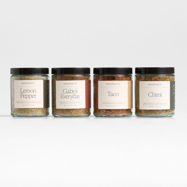 Dalkin & Co. Seasonings, Set of 4
