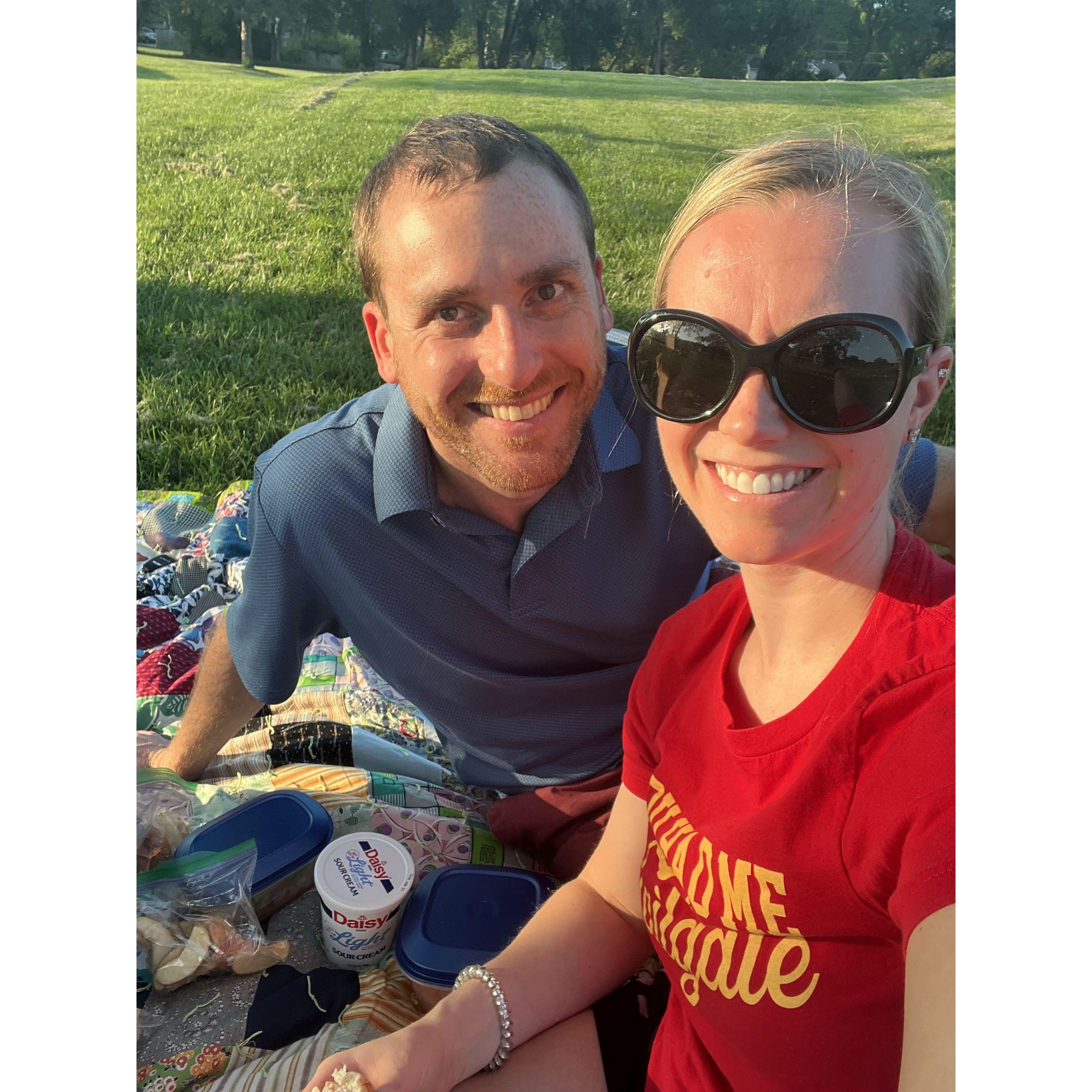 A Friday night picnic