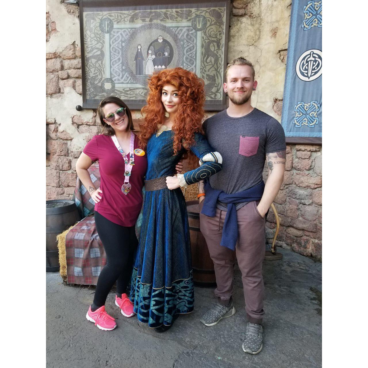 2019 trip to Disney and meeting our favorite Scottish princess