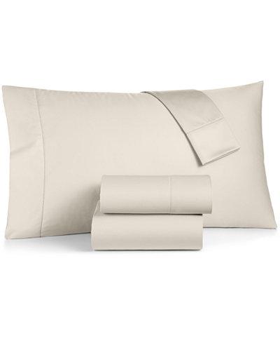 Queen 4-Pc Sheet Set, 550 Thread Count 100% Supima Cotton, Created for Macy's