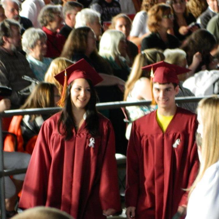 We graduated from Enumclaw High School class of 2012 together. We even walked together in the ceremony.
