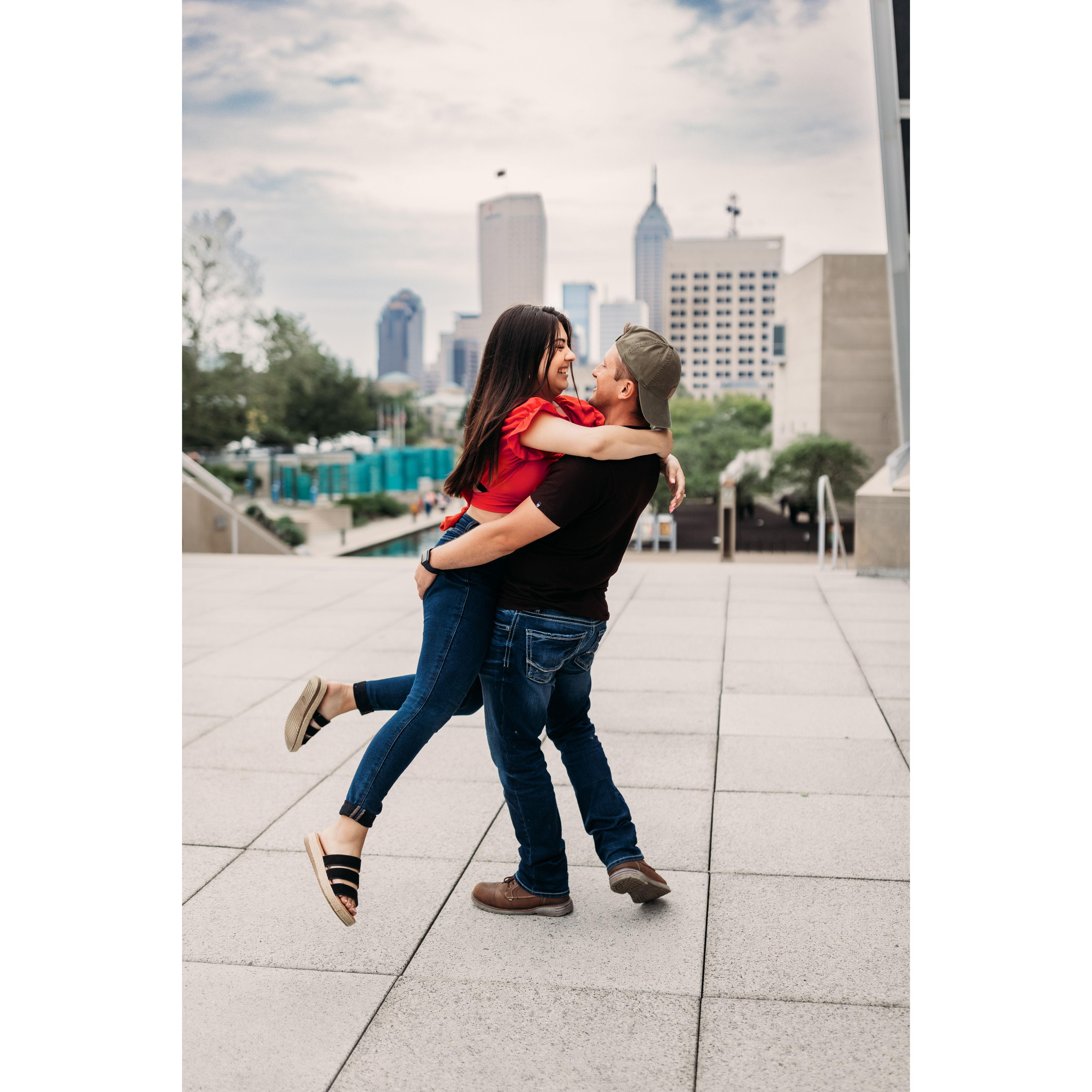 This was shortly after the proposal!