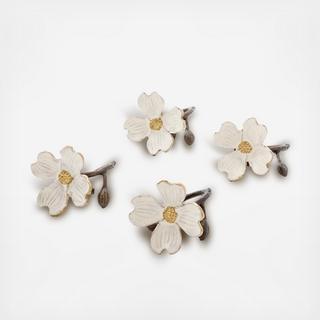 Dogwood Napkin Ring, Set of 4