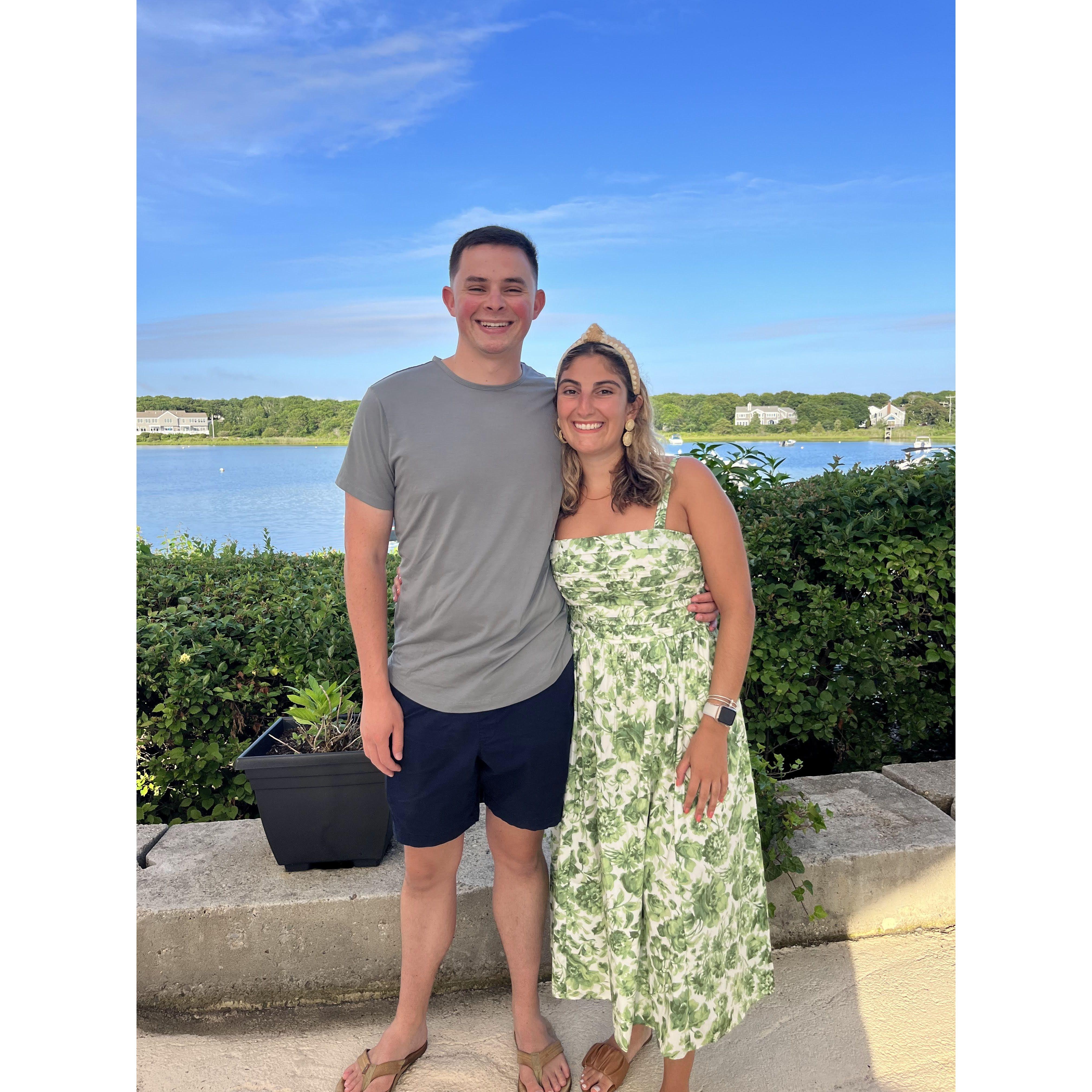 At the Green Pond Yacht club - a favorite of both of ours! Summer 2023