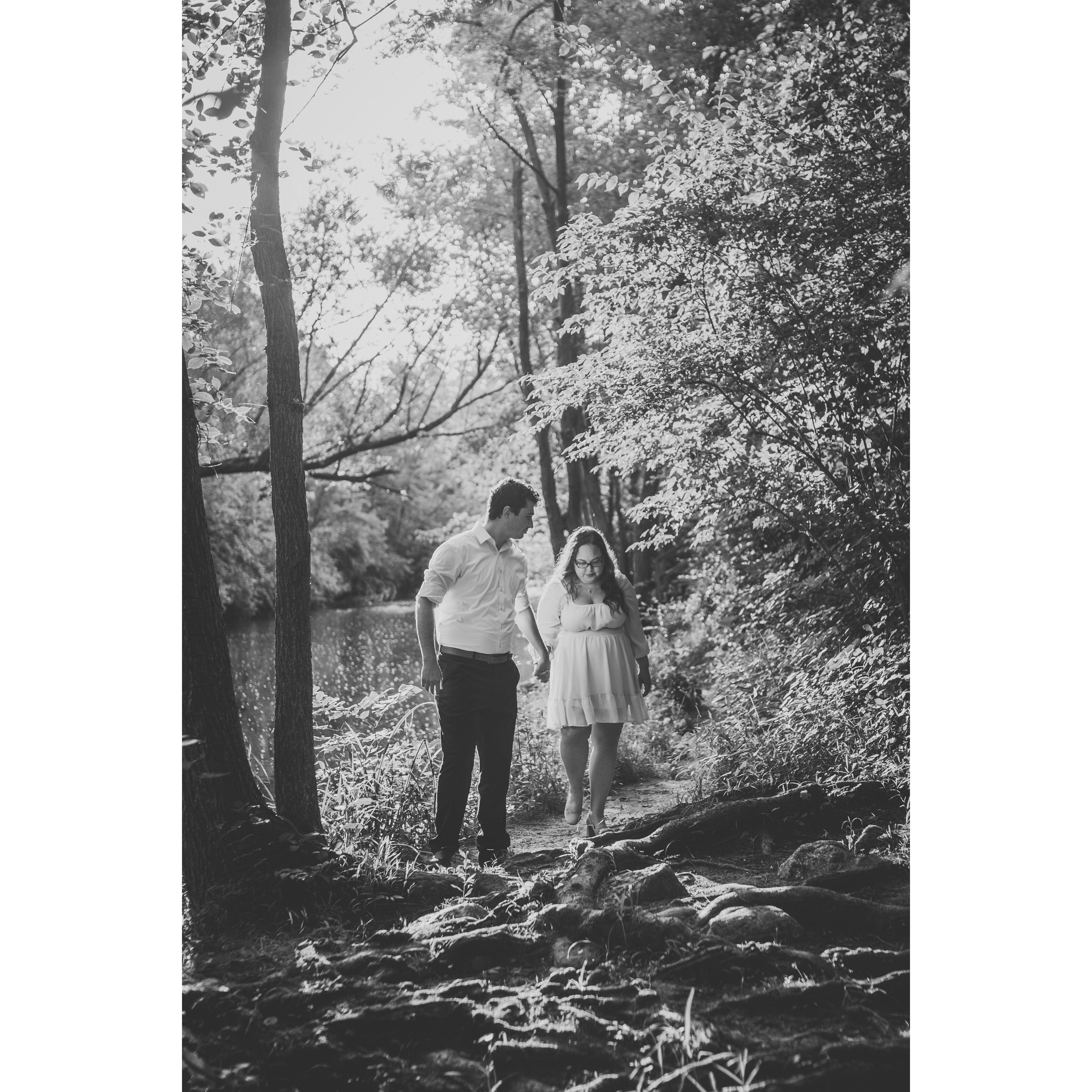 Engagement Photos at Yates Cider Mill July 2022