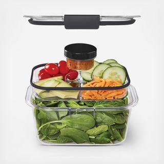 Brilliance Food Storage Container, Salad and Snack Lunch Combo Kit