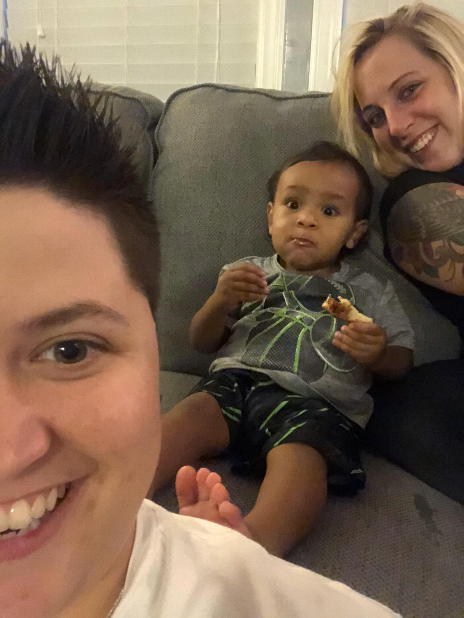 Hanging with the nephew