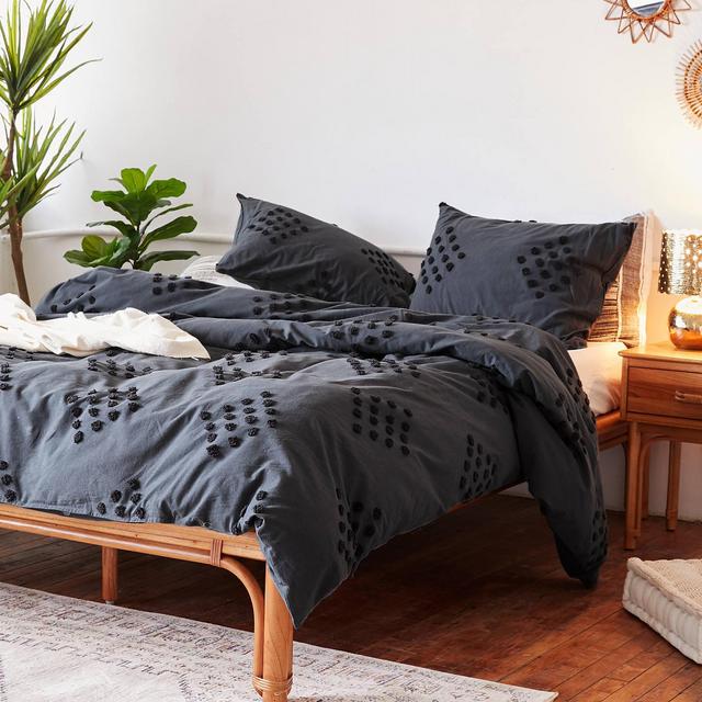 Tufted Geo Duvet Cover