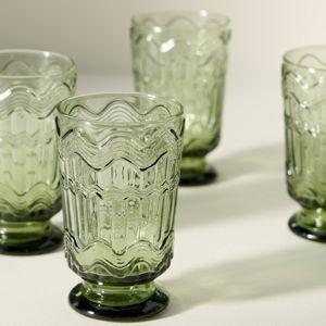 Polly Textured Glass Tumblers, Set of 4