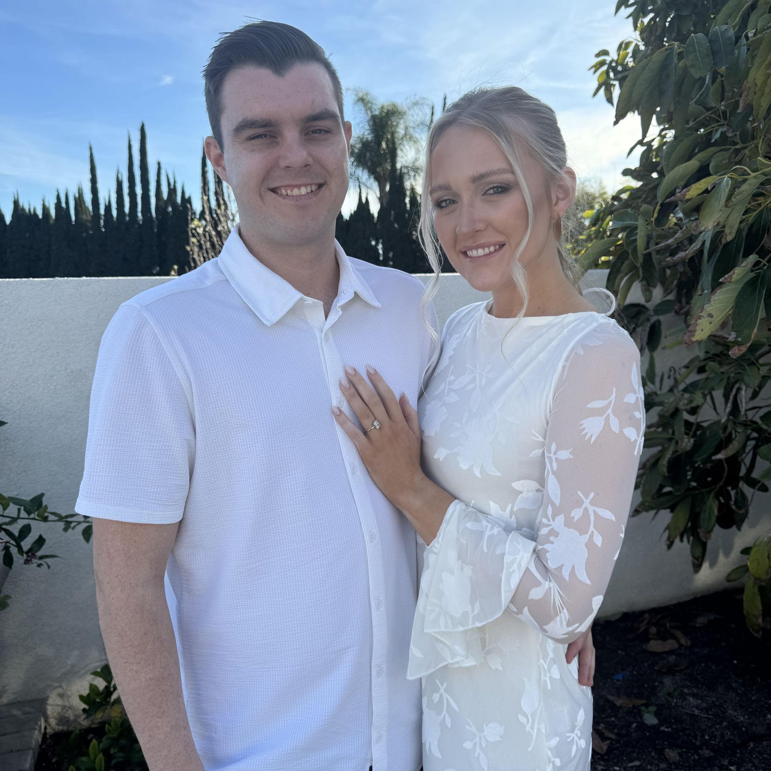Celebrating at our Engagement Party