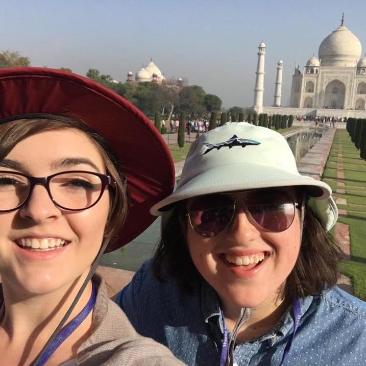 One of the coolest things we have done together was going to India and seeing the Taj Mahal. It was an experience we will never forget and being with part of our family made it that much better.