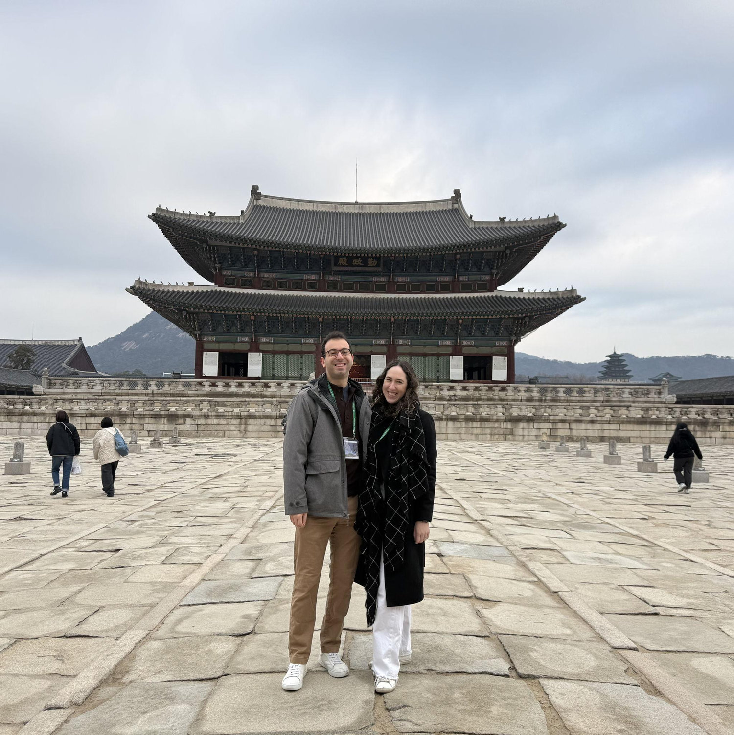 Seoul winter is no joke, but it has nothing on Chicago! Enjoying Gyeongbokgung Palace last December