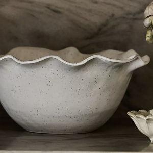 Wynn Portuguese Glazed Terracotta Serve Bowl