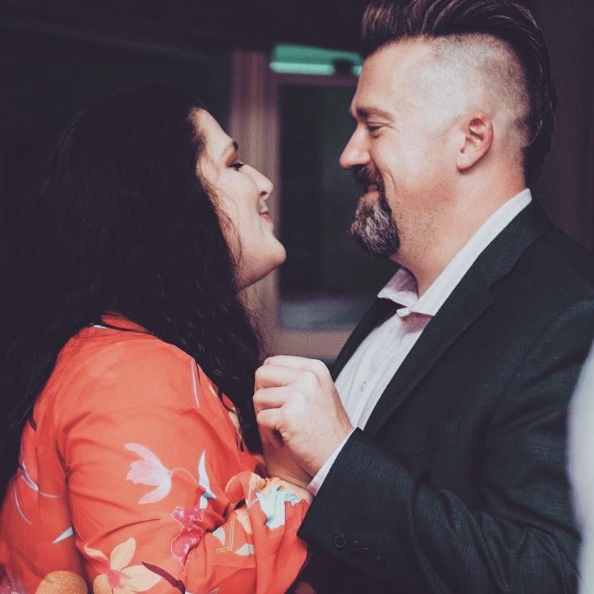 Yes, we always look at each other in this sickeningly adorable way.