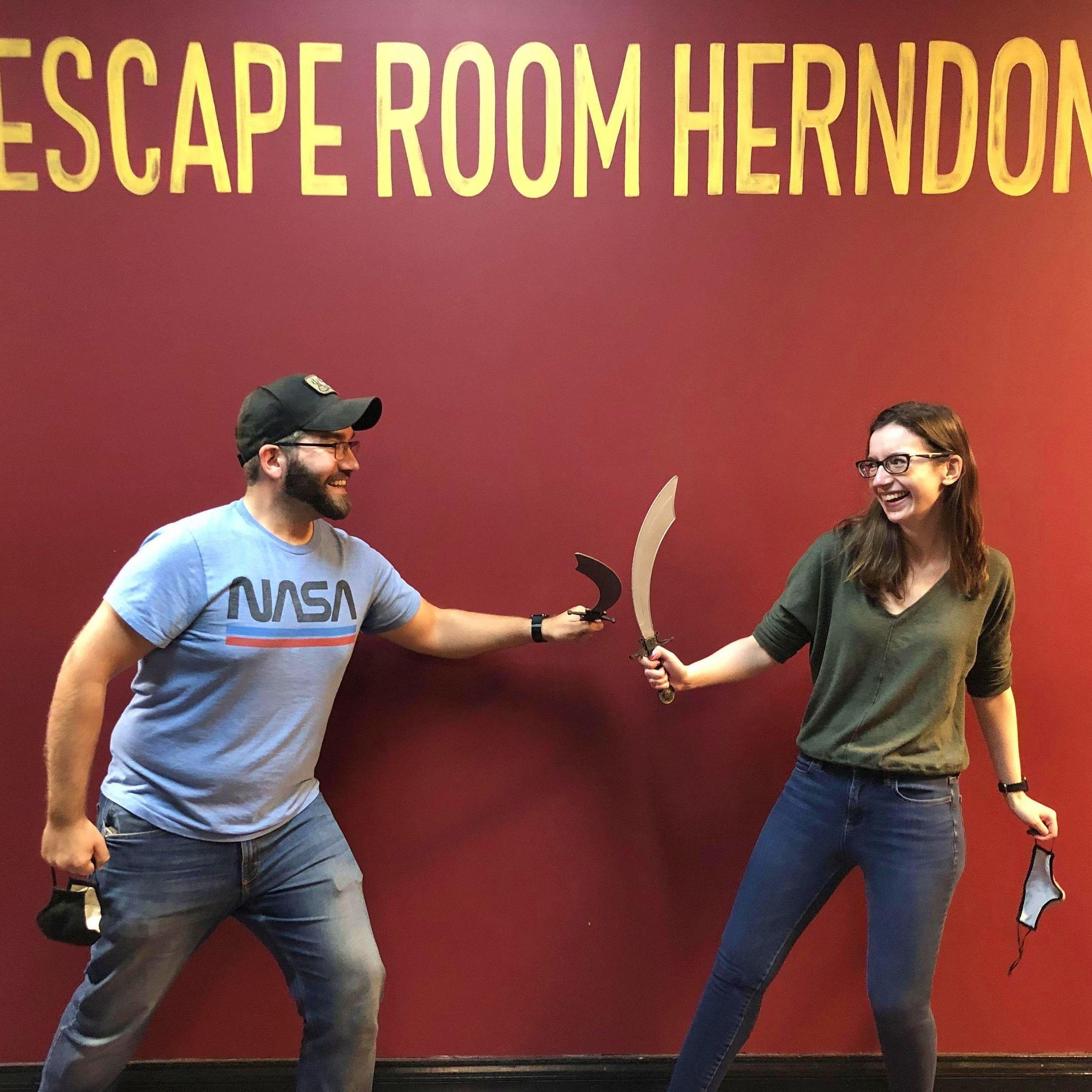 Escape Room Herndon, 2021 (we escaped)