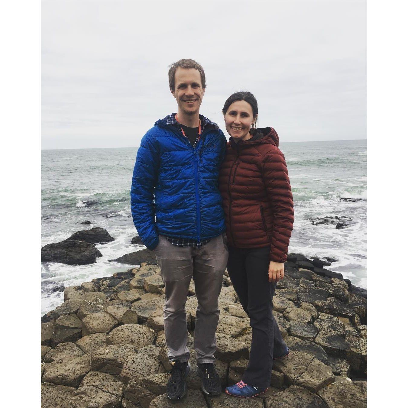 A walk through the Giant's Causeway in Ireland (2019)