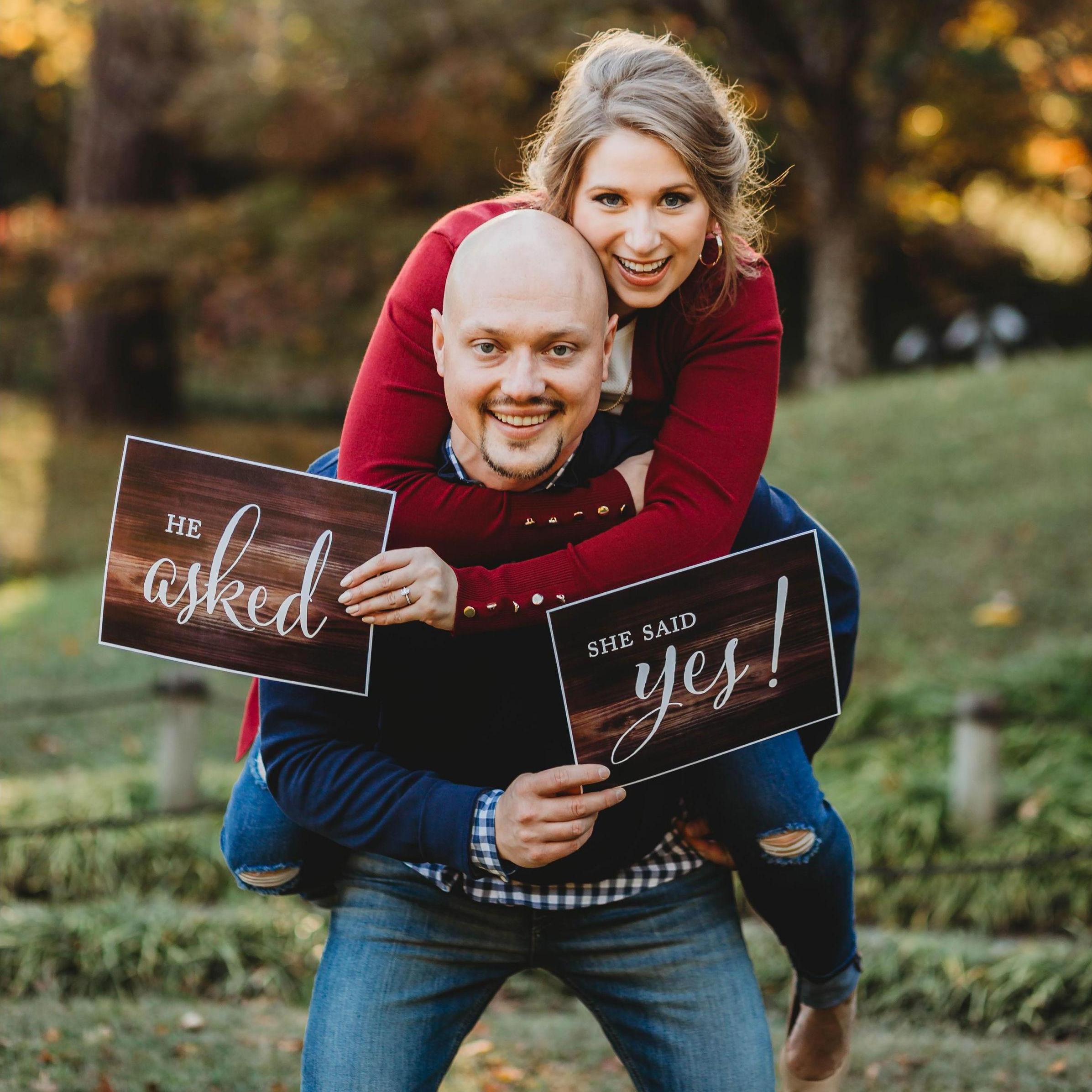 We had so much fun during our engagement shoot!