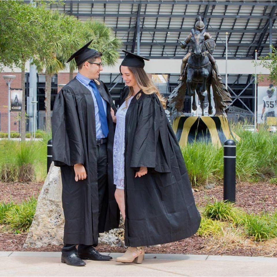 UCF Knight Graduates! Went from high school sweethearts to college sweethearts.