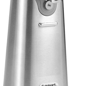 Cuisinart SCO-60 Deluxe Electric Can Opener, Quality-Engineered Motor System Allows you to Open Any Size Can, Stainless Steel
