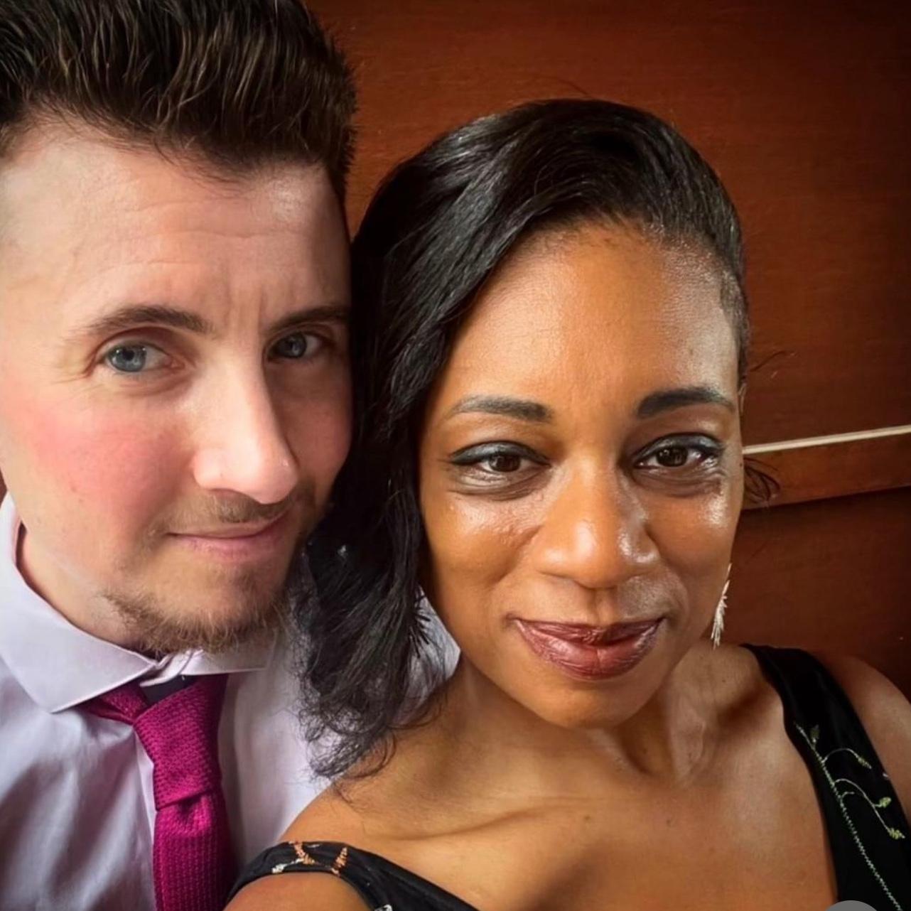 The beautiful couple