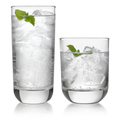 Libbey Assorted Polaris 16pc Cooler Glass Set