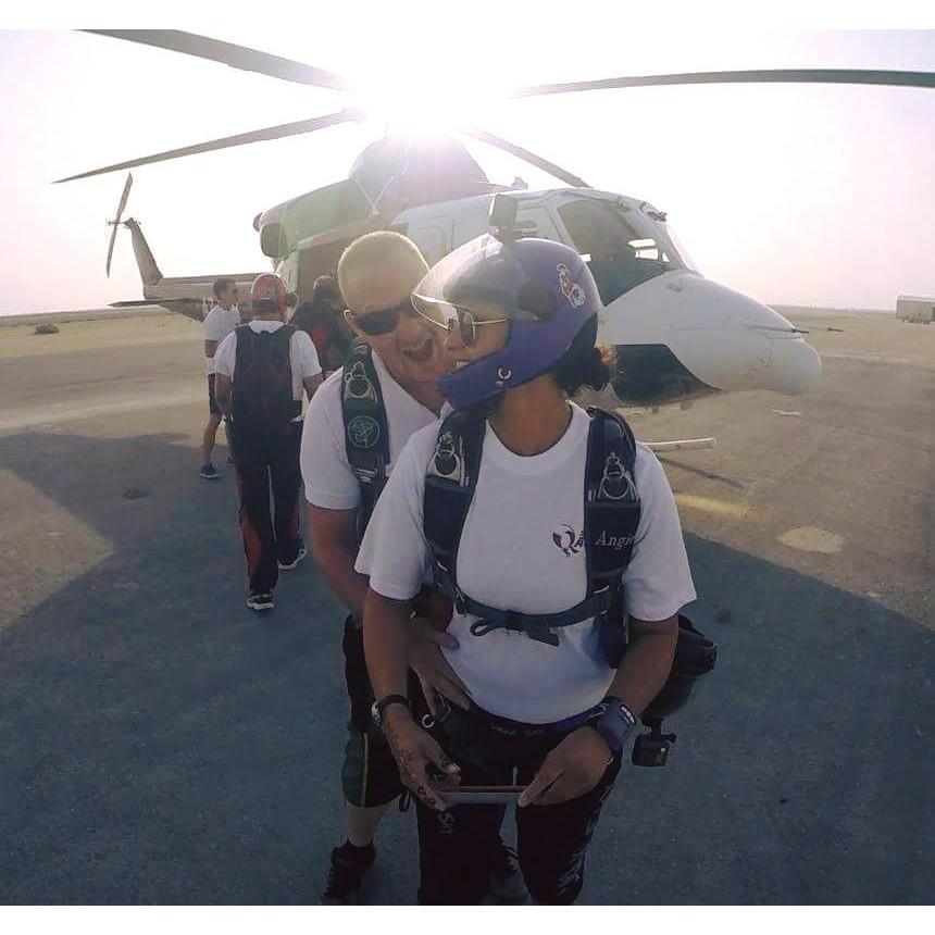 We have gone skydiving as a couple in 4 different countries.  USA, Mexico, Qatar and Indonesia.