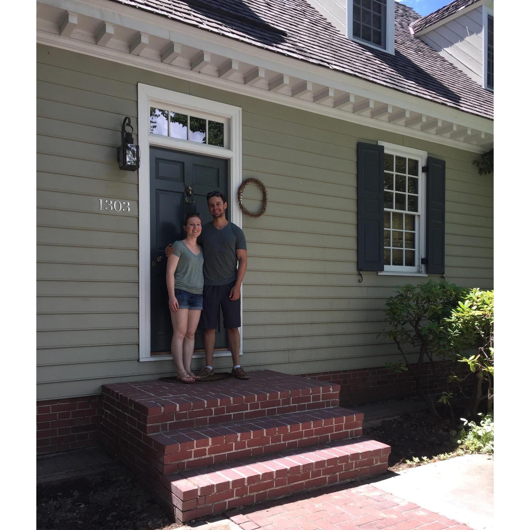 Our first shared abode!