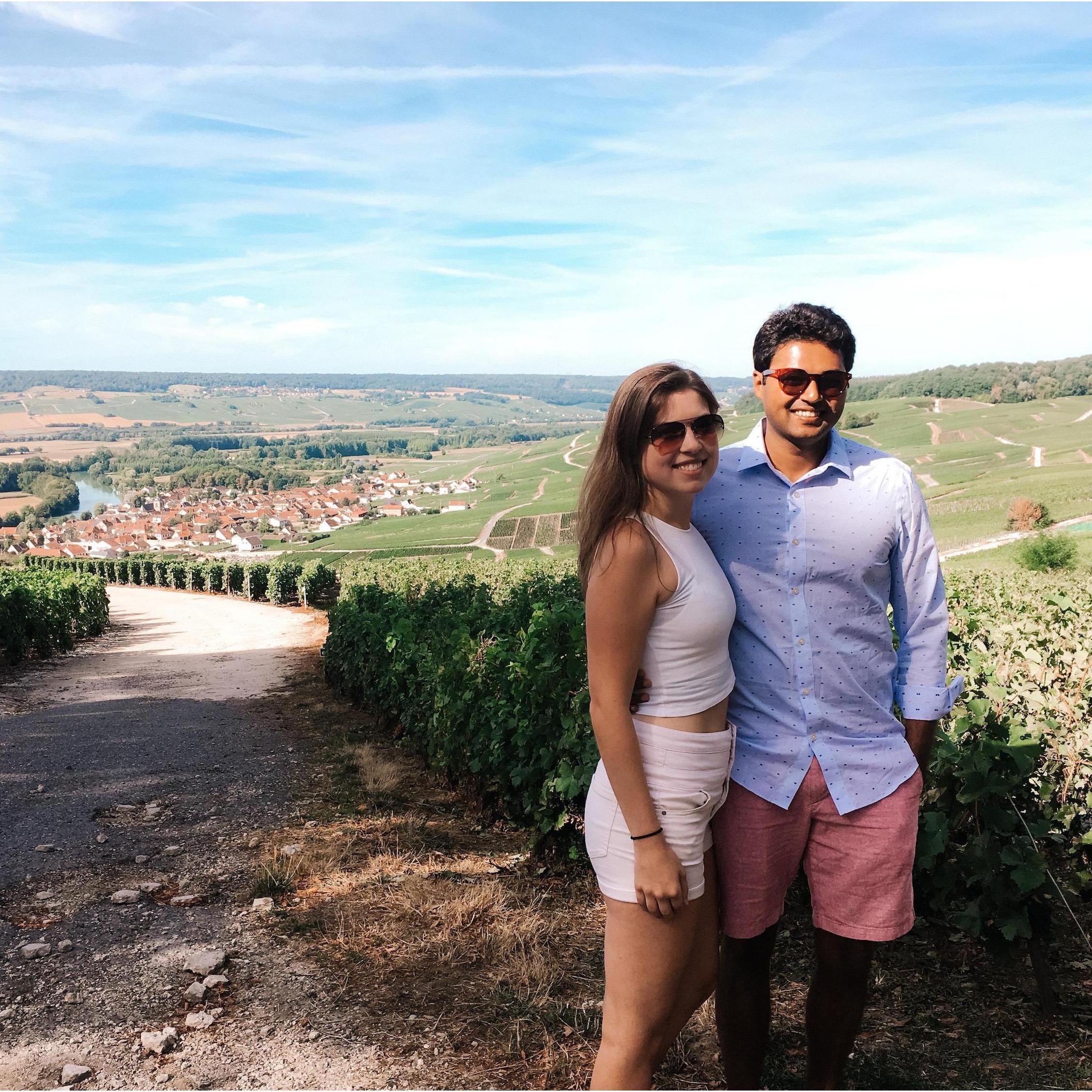 Champagne tasting in Champagne, France! August 2018