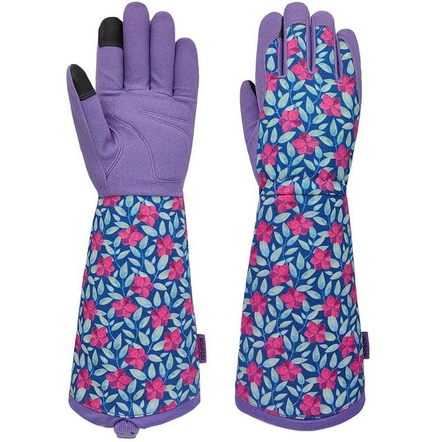 MSUPSAV Gardening Gloves for Women and Men, Thorn Proof&Puncture Resistance Garden Gloves,Gauntlet Gloves,Gifts