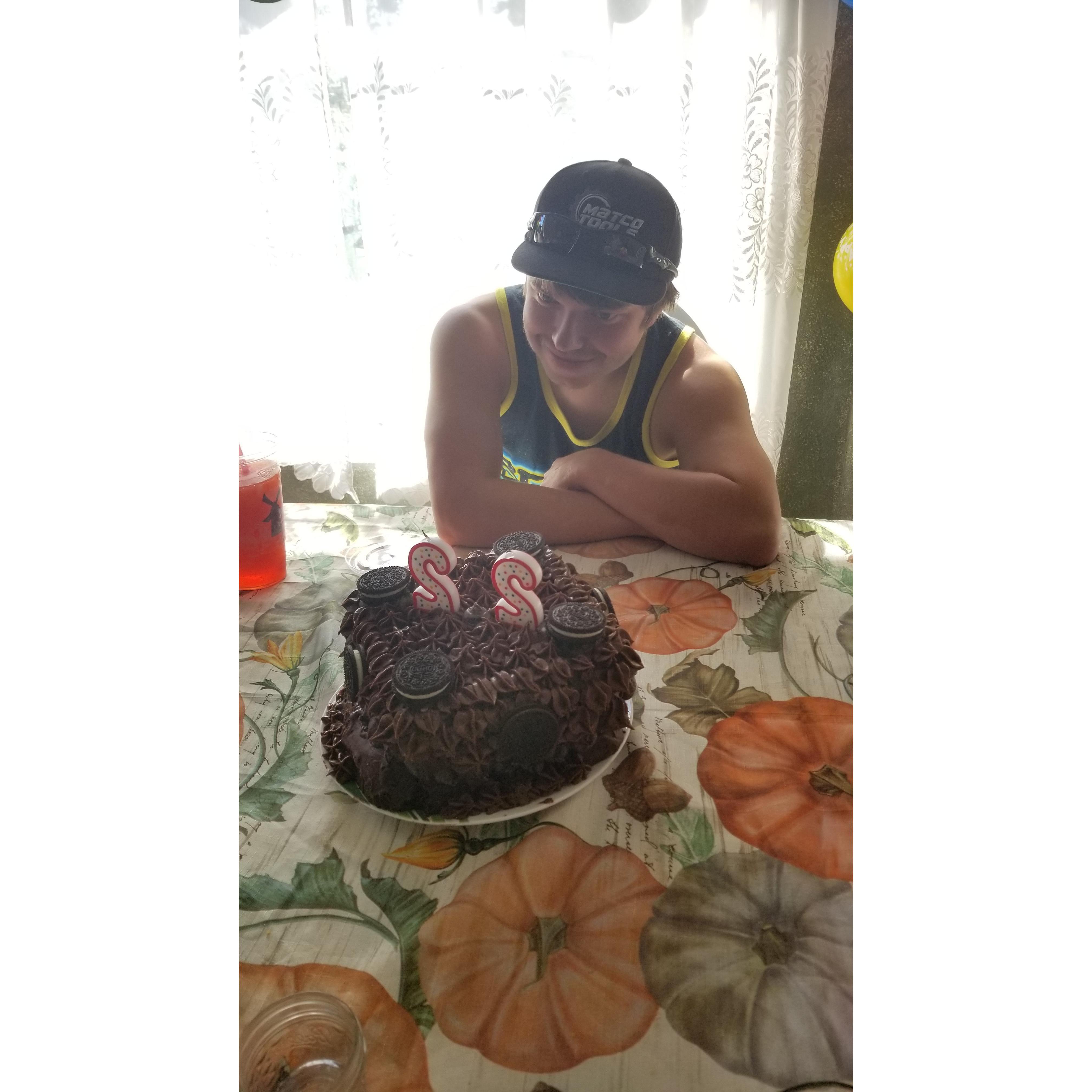 Cody got his dream cake, He just didn't know it until we ate it. Lmao.
