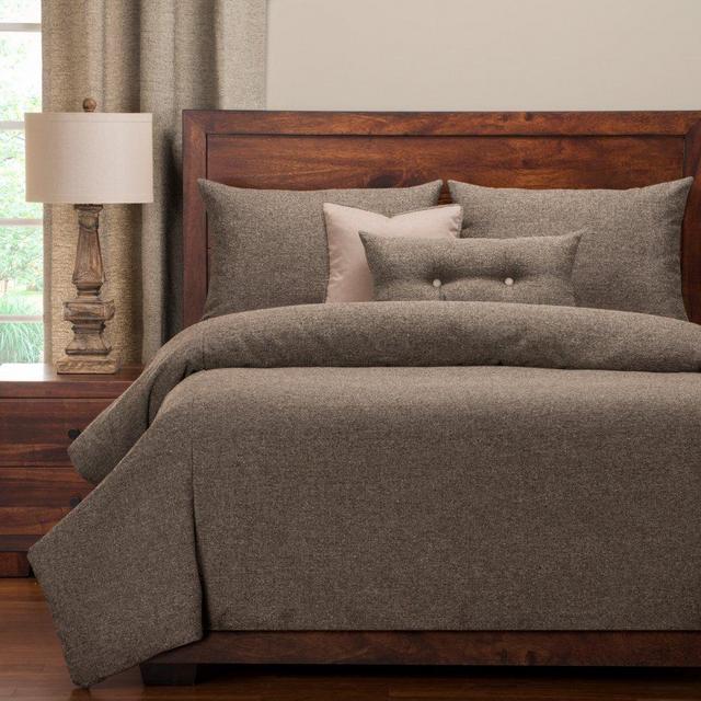 PoloGear Belmont Greystone Luxury 6-Piece Duvet Cover Set 6 Piece Queen