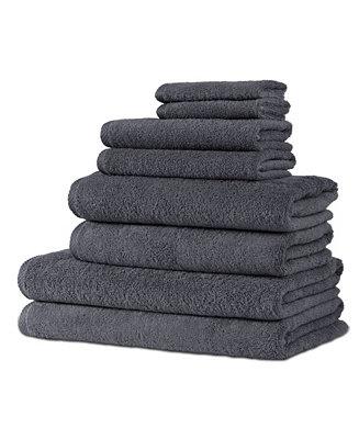 Classic Turkish Towels Arsenal 8 Piece Turkish Cotton Towel Set with 2 Large Bath Sheets Included