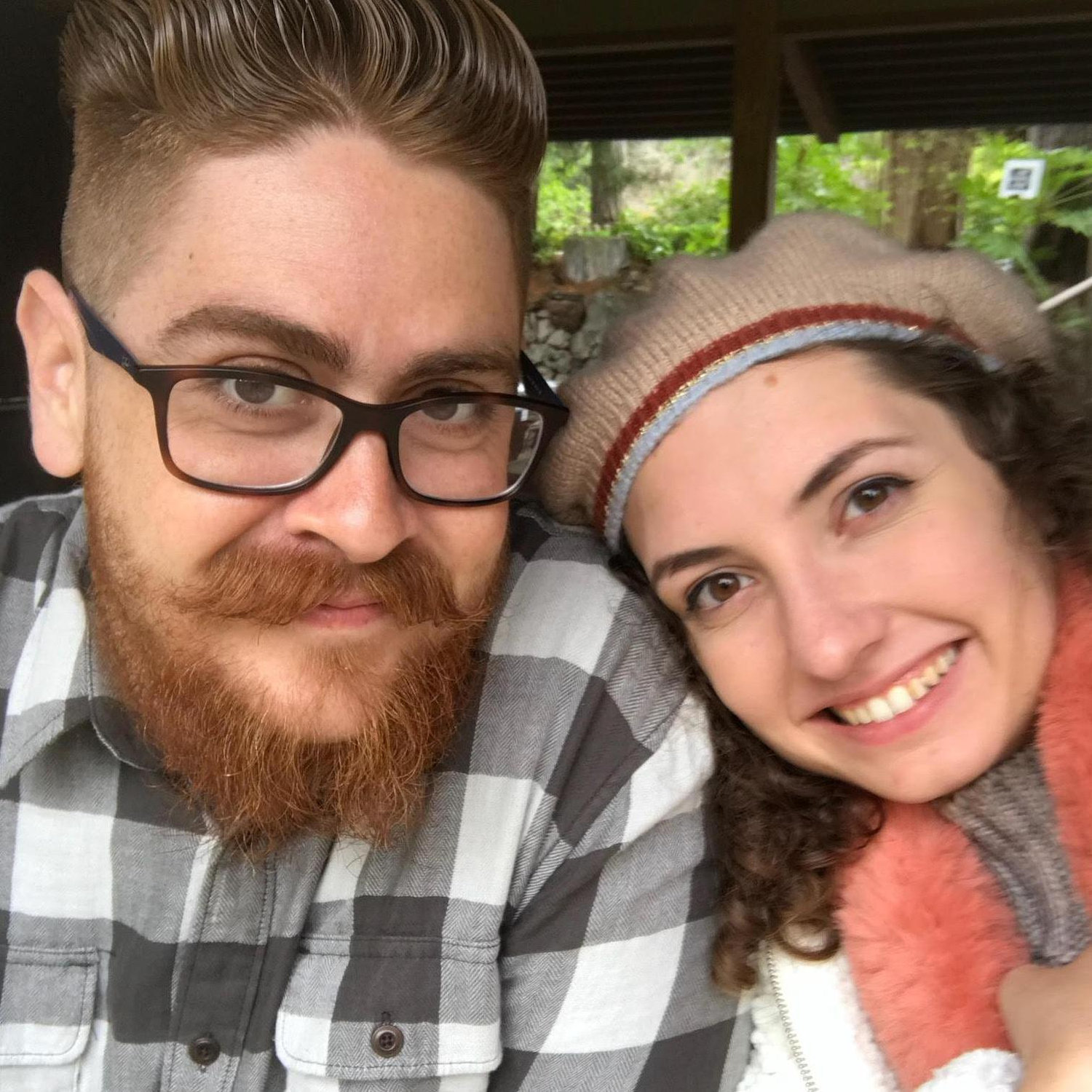 We took this picture as we sat in the Japanese Tea Gardens in San Francisco drinking hot cups of green tea as we overlooked the gardens. It is one of our favorite memories!