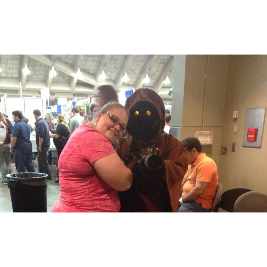 Baltimore Comic Con with Jawa (Tim in his costume Donna custom made for him)