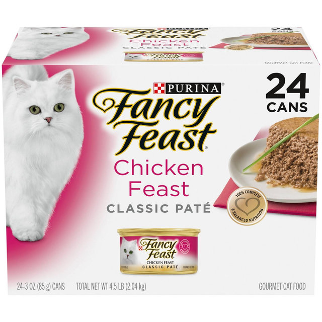 Purina Fancy Feast Classic Paté Gourmet Chicken Flavor Wet Cat Food - 4.5lb