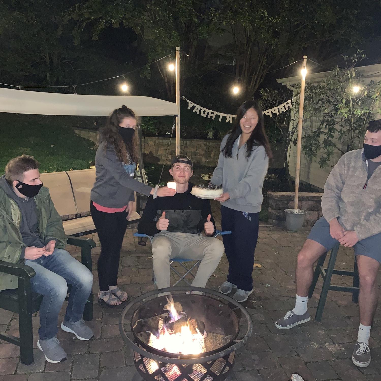 Louis’ 20th Surprise Birthday Party ft. Maggie’s oreo cake || November 6, 2020