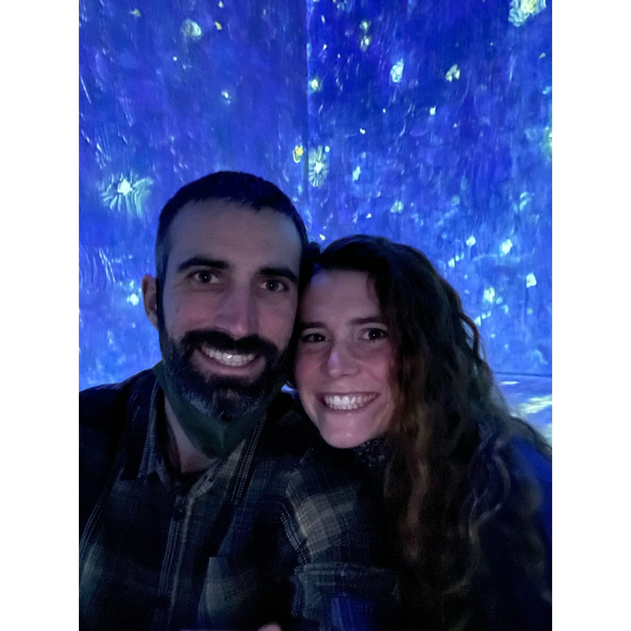 Van Gogh Immersive date night.