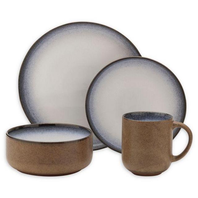 Gourmet Basics by Mikasa® Oaklyn Mist 16-Piece Dinnerware Set