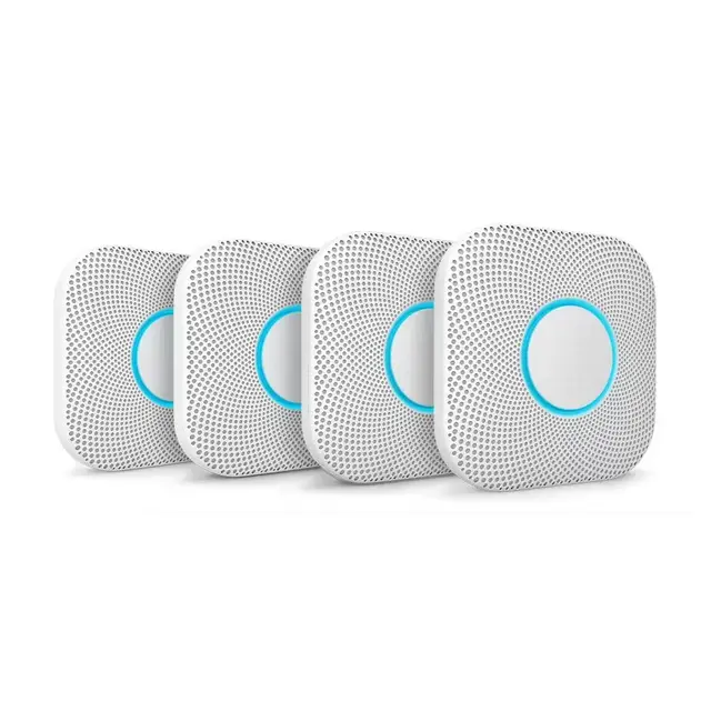 Nest Protect Battery Smoke and Carbon Monoxide Detector (4-Pack)