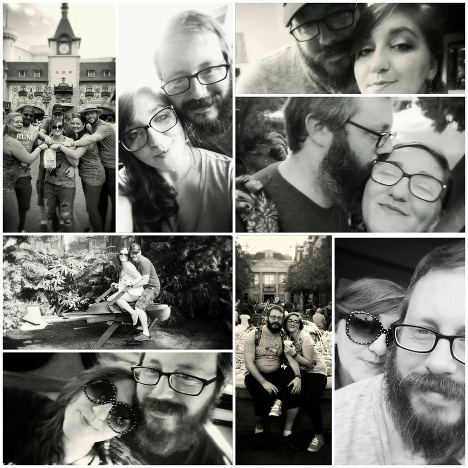 Our one year anniversary at Disneyworld together.
