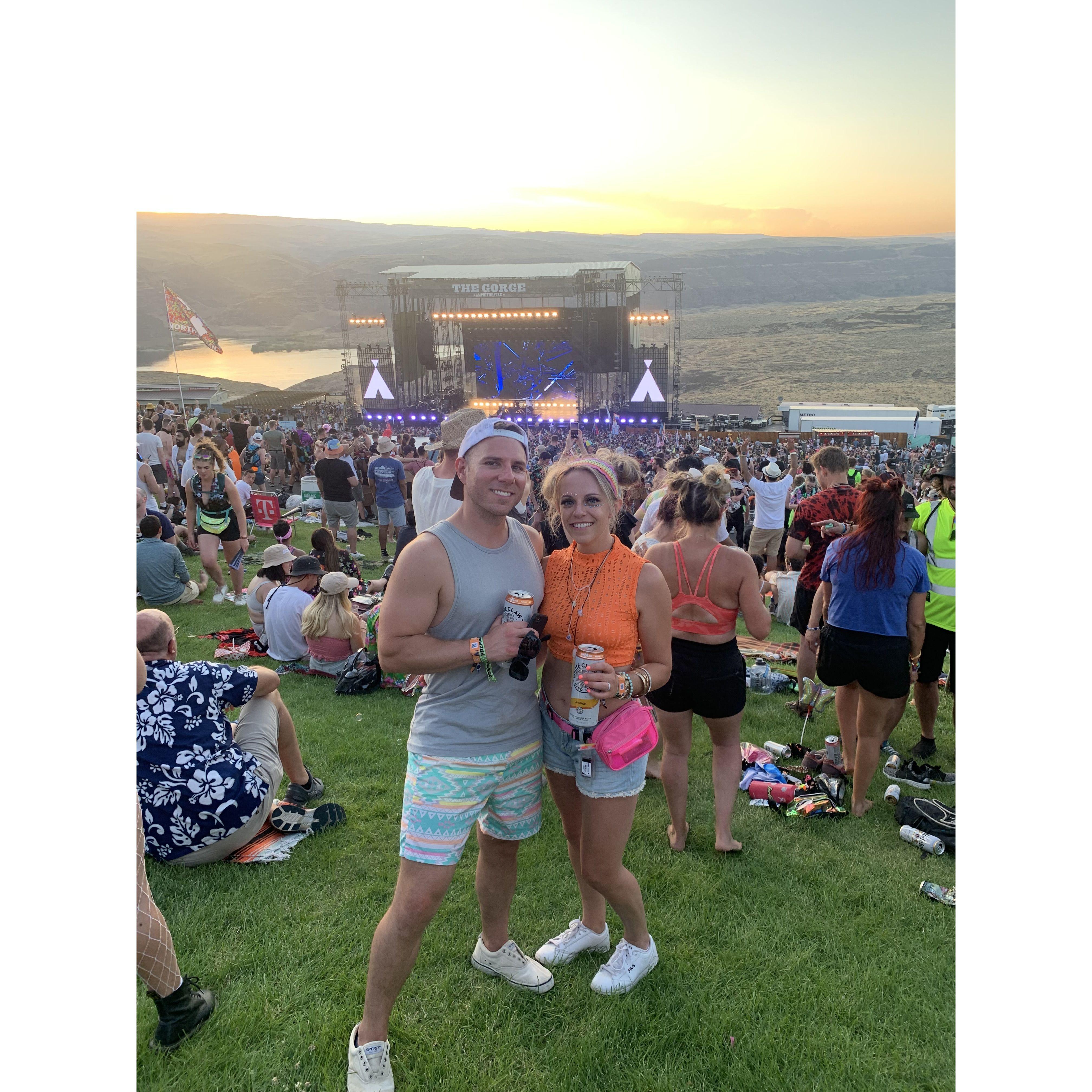 Our first music festival together - July 2022