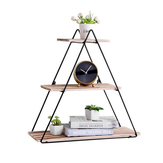 PENGKE Wall Shelf Modern Floating Shelves Bathroom 3 Tier Mounted Shelving Bedroom 20 Inch for Home Decor