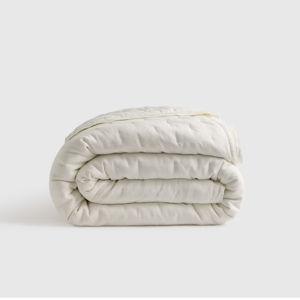 Ivory European Linen Dream Quilt - Full/Queen