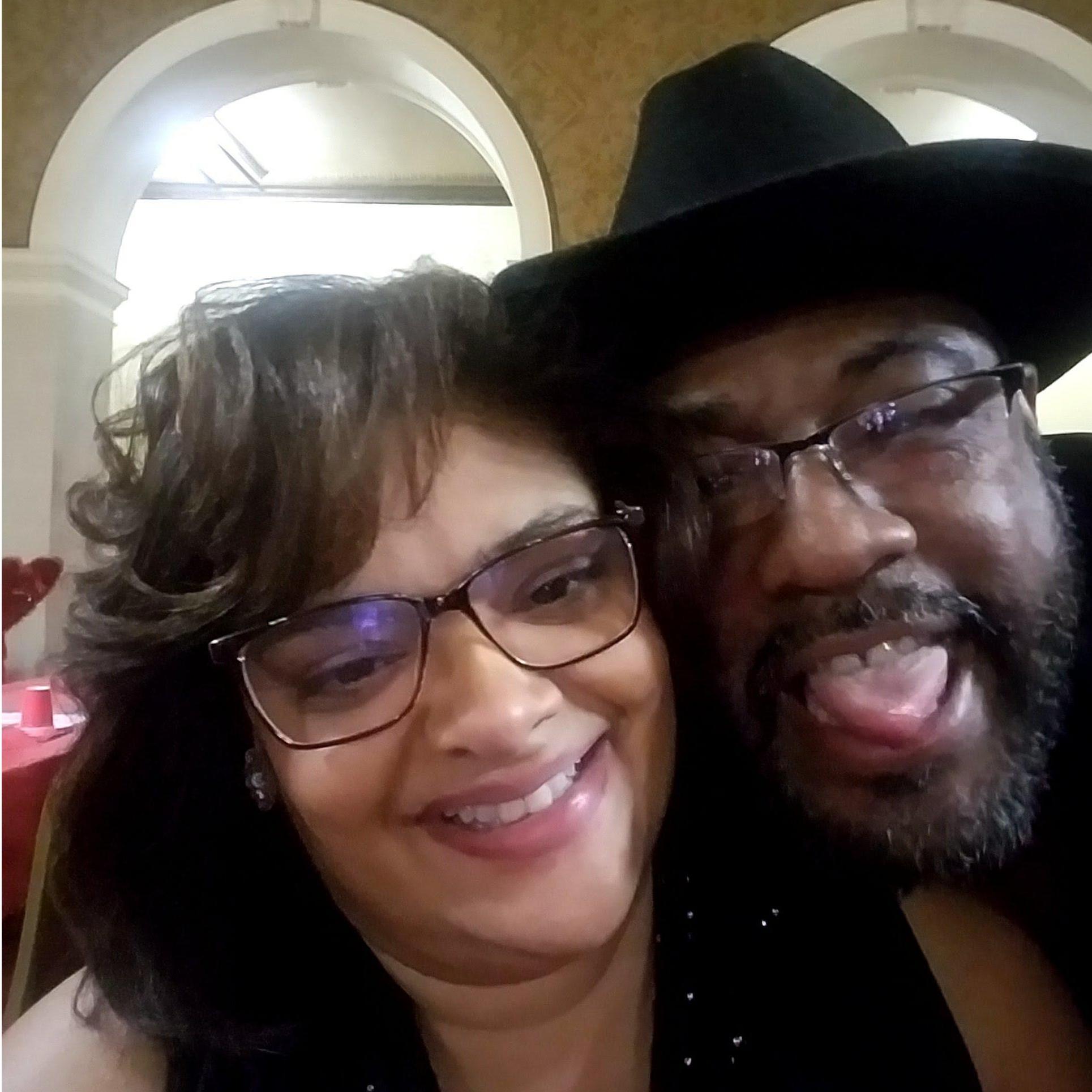 Buck and I being silly! LOL