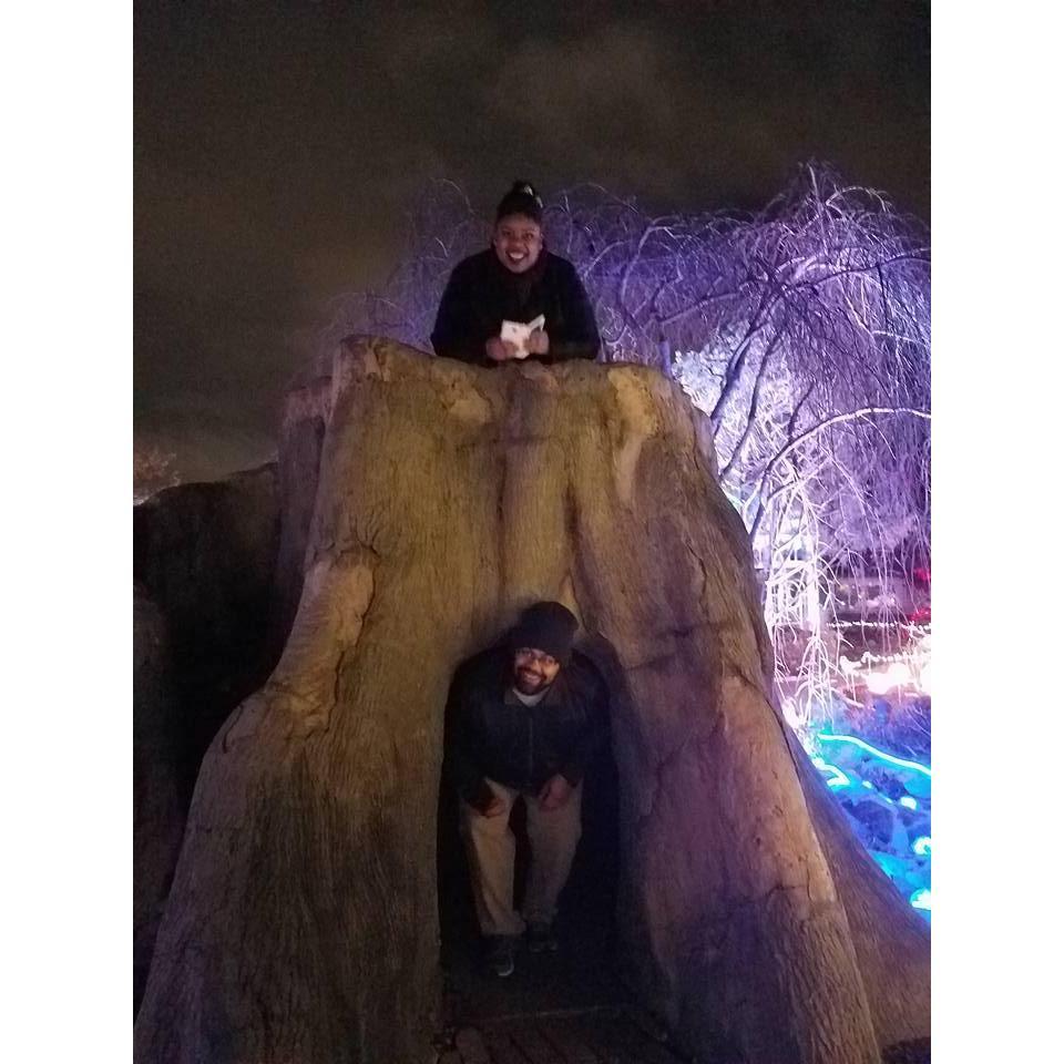 Not many people know this but he got stuck in there.