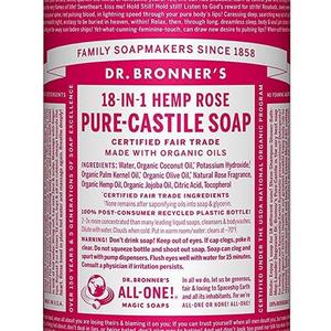 Dr. Bronner's Pure-Castile Liquid Soap - Rose 32 oz