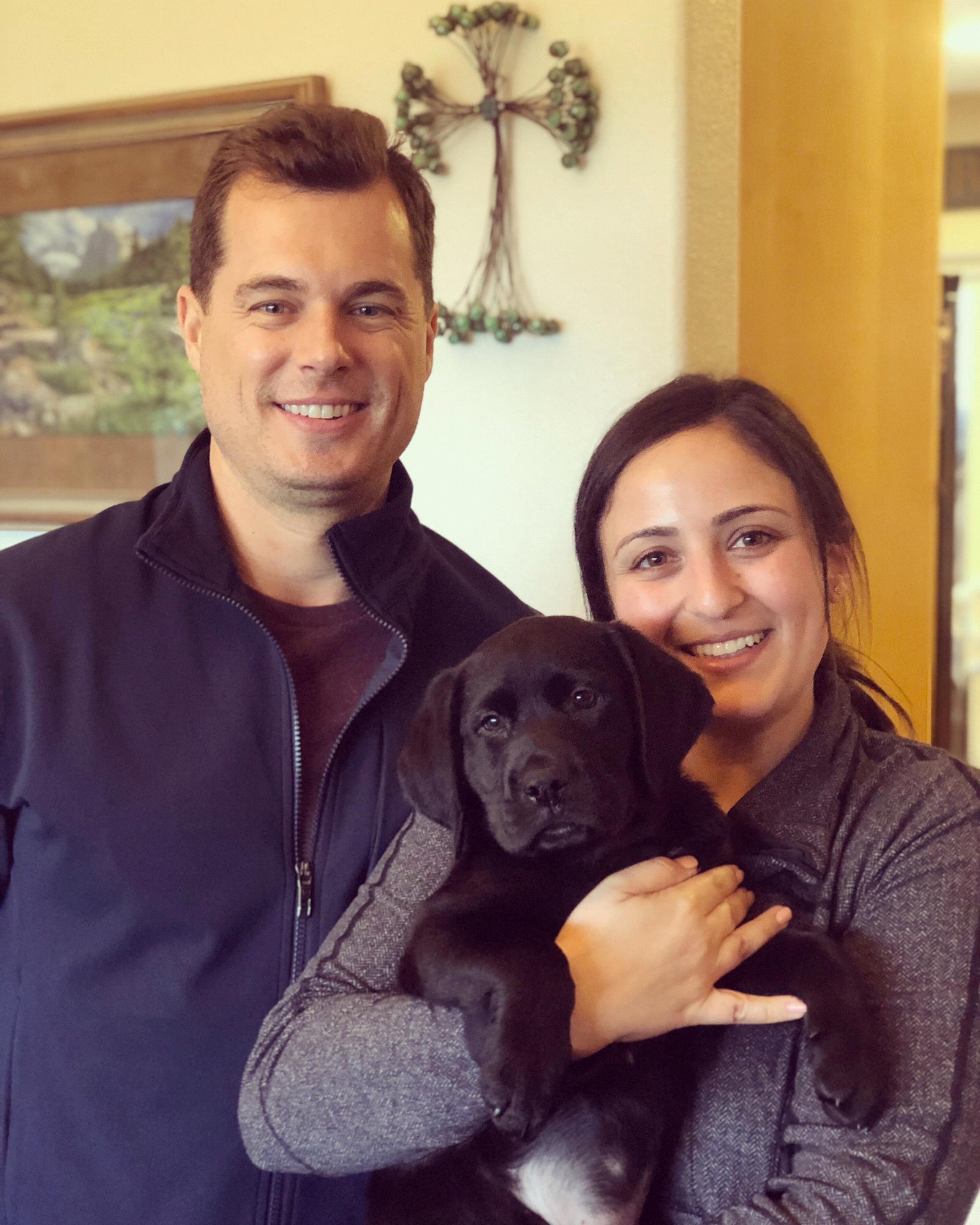 The day we picked up our baby Otis!